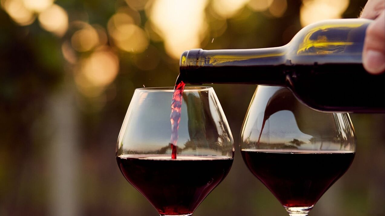 Viño tinto para aumentar a potencia