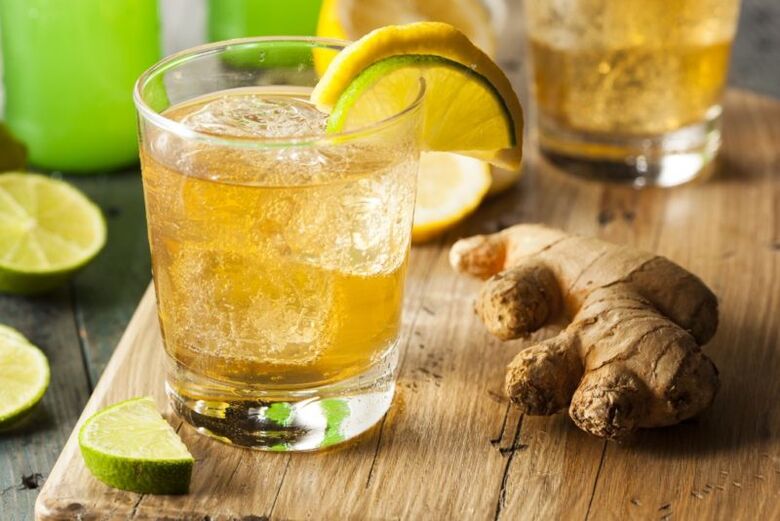 Beba con xenxibre e limón para aumentar a potencia