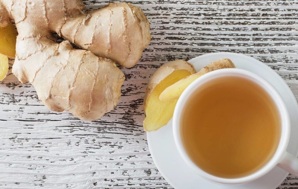 Té con xenxibre para potenciar